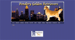 Desktop Screenshot of penderygoldens.com
